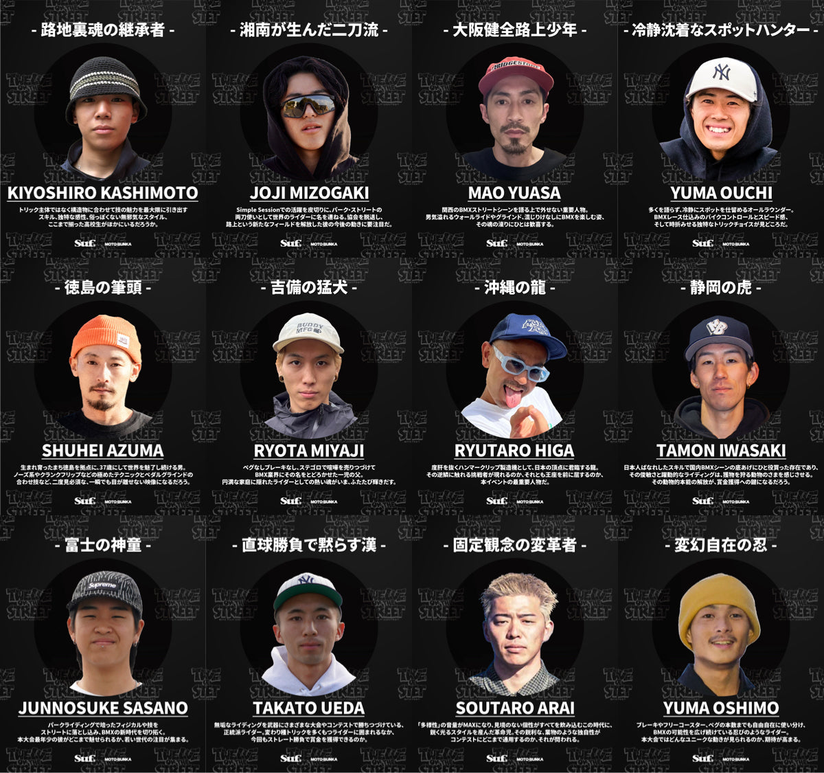 🎬TWELVE ON THE STREET📱2025 Vol.1🇯🇵ENTRY RIDERS☄️