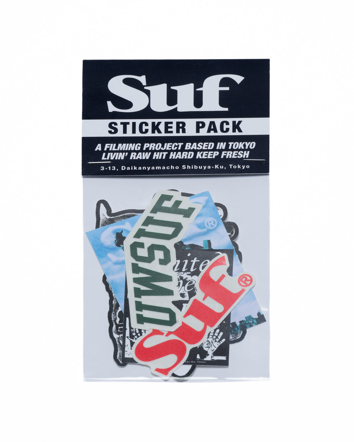 SUF STICKER PACK (5pcs)