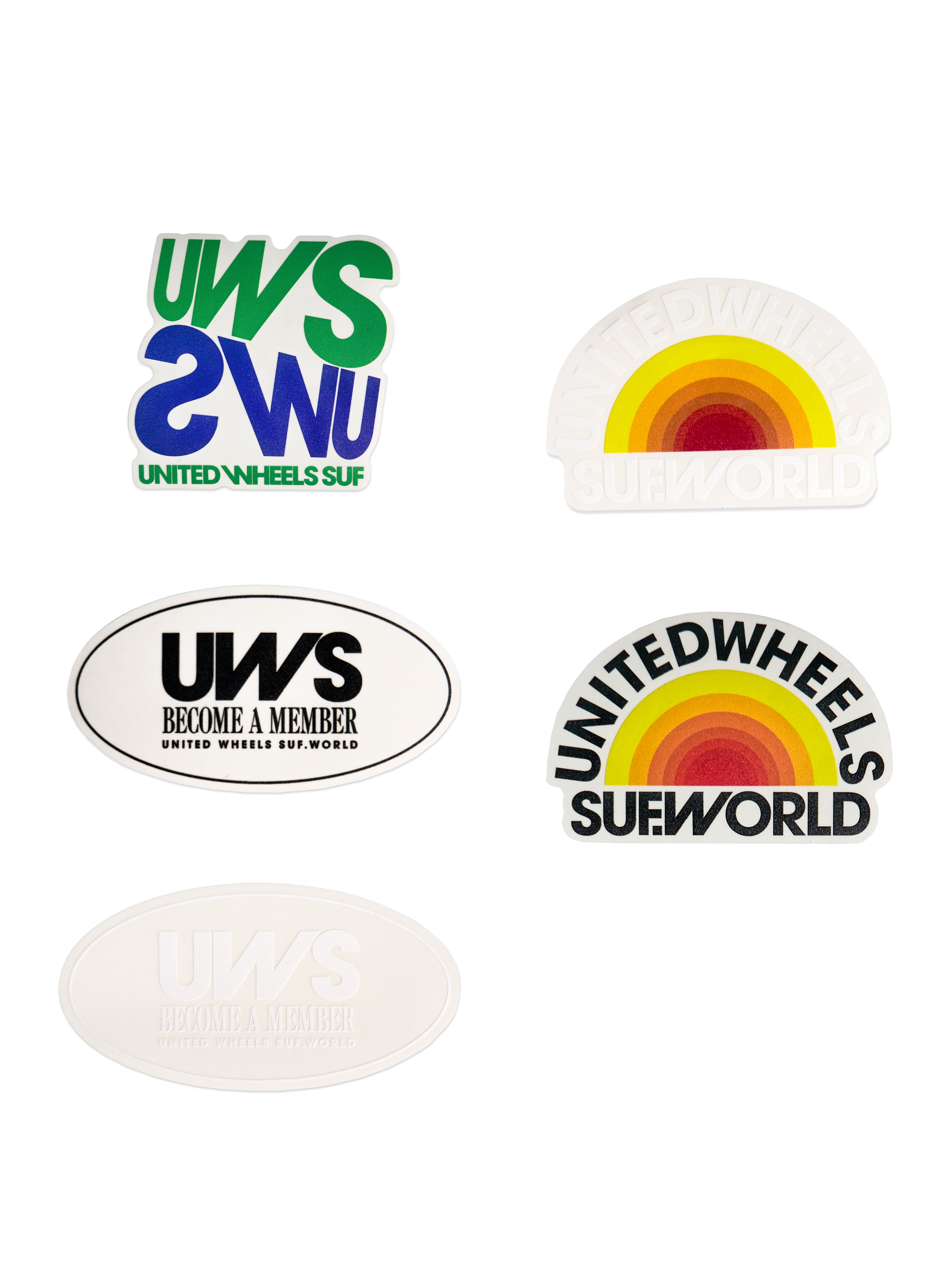 SUF STICKER PACK (5 pcs)