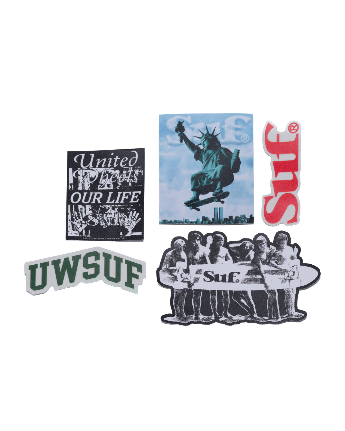 SUF STICKER PACK (5pcs)