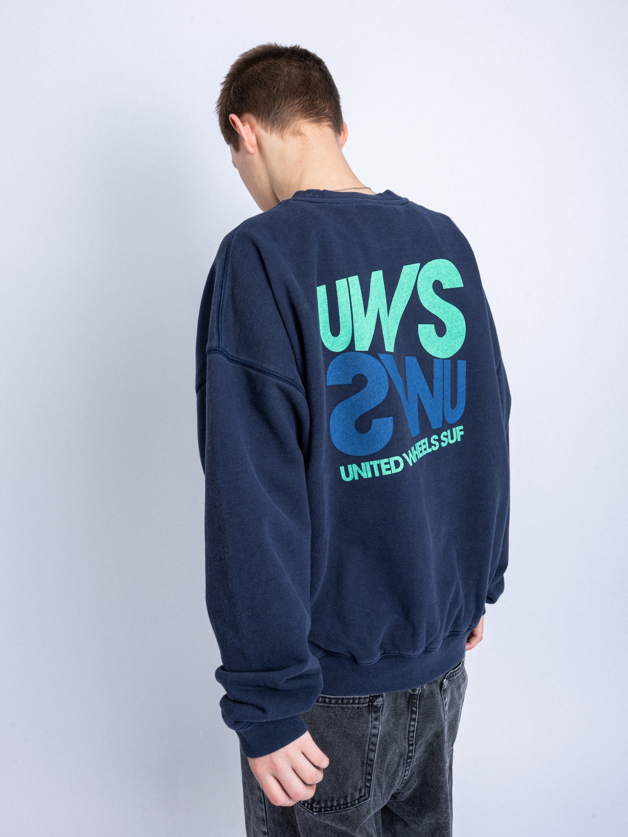 TWO-TONE LOGO SWEATSHIRT