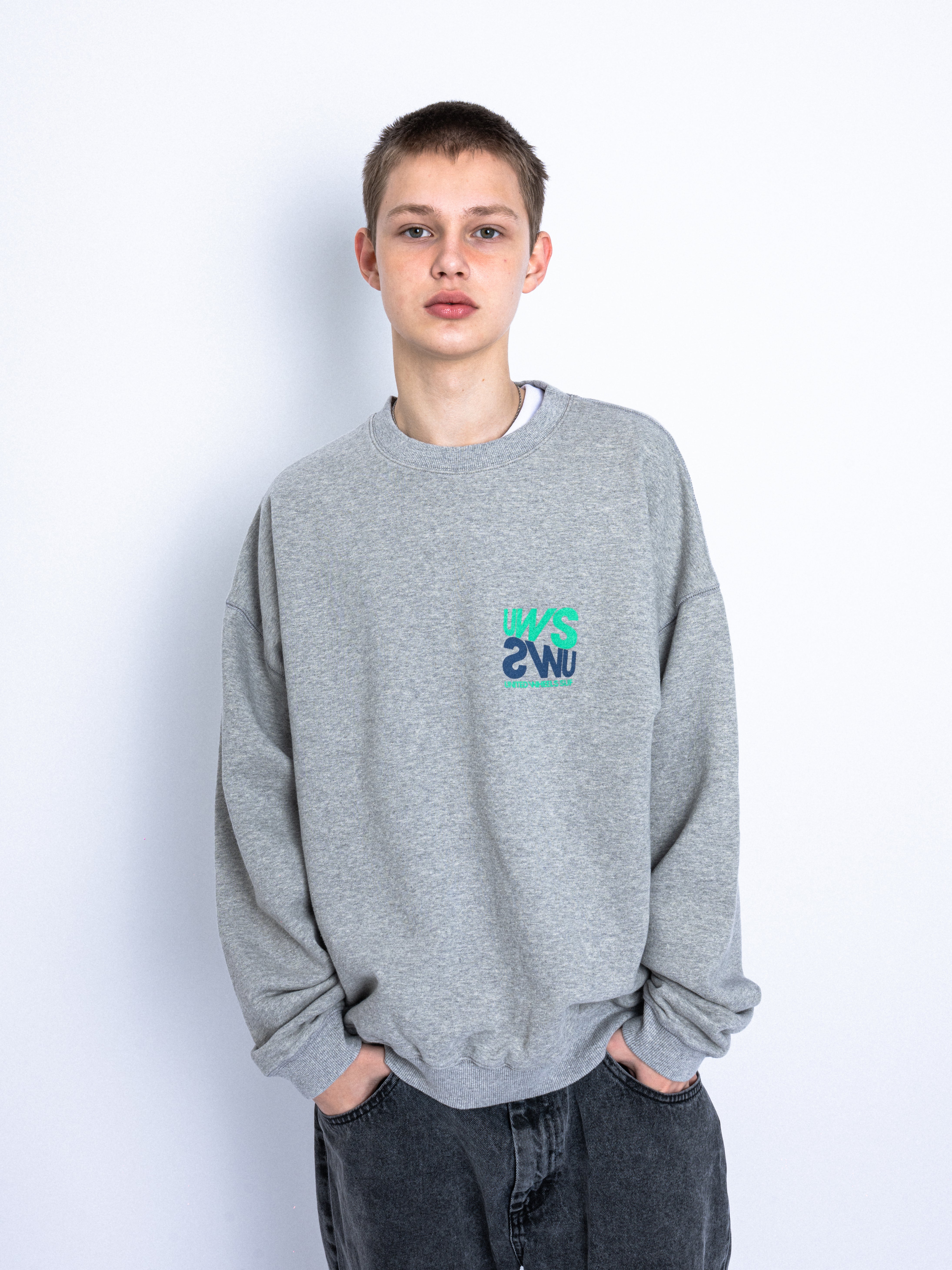 TWO-TONE LOGO SWEATSHIRT