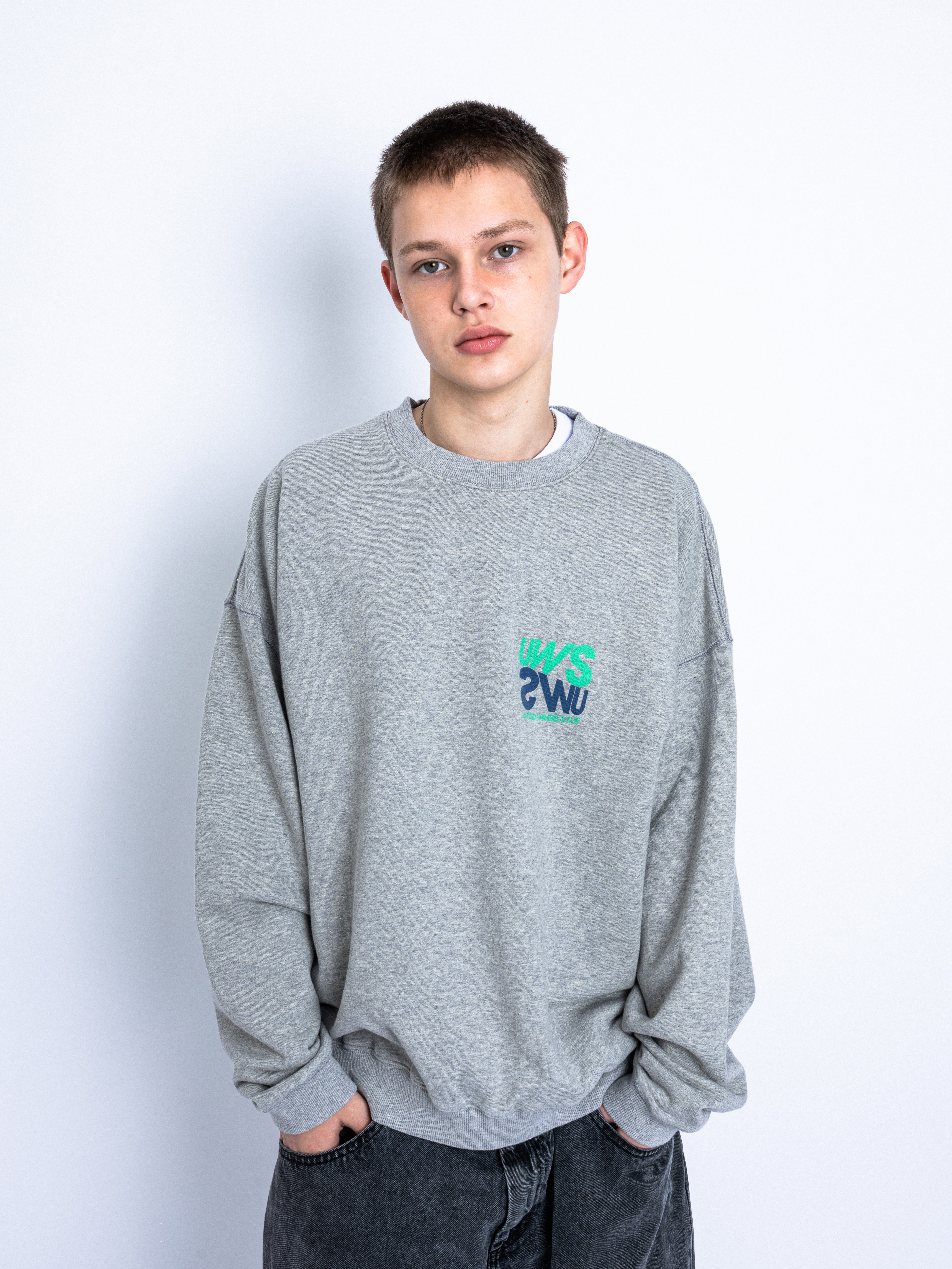 TWO-TONE LOGO SWEATSHIRT