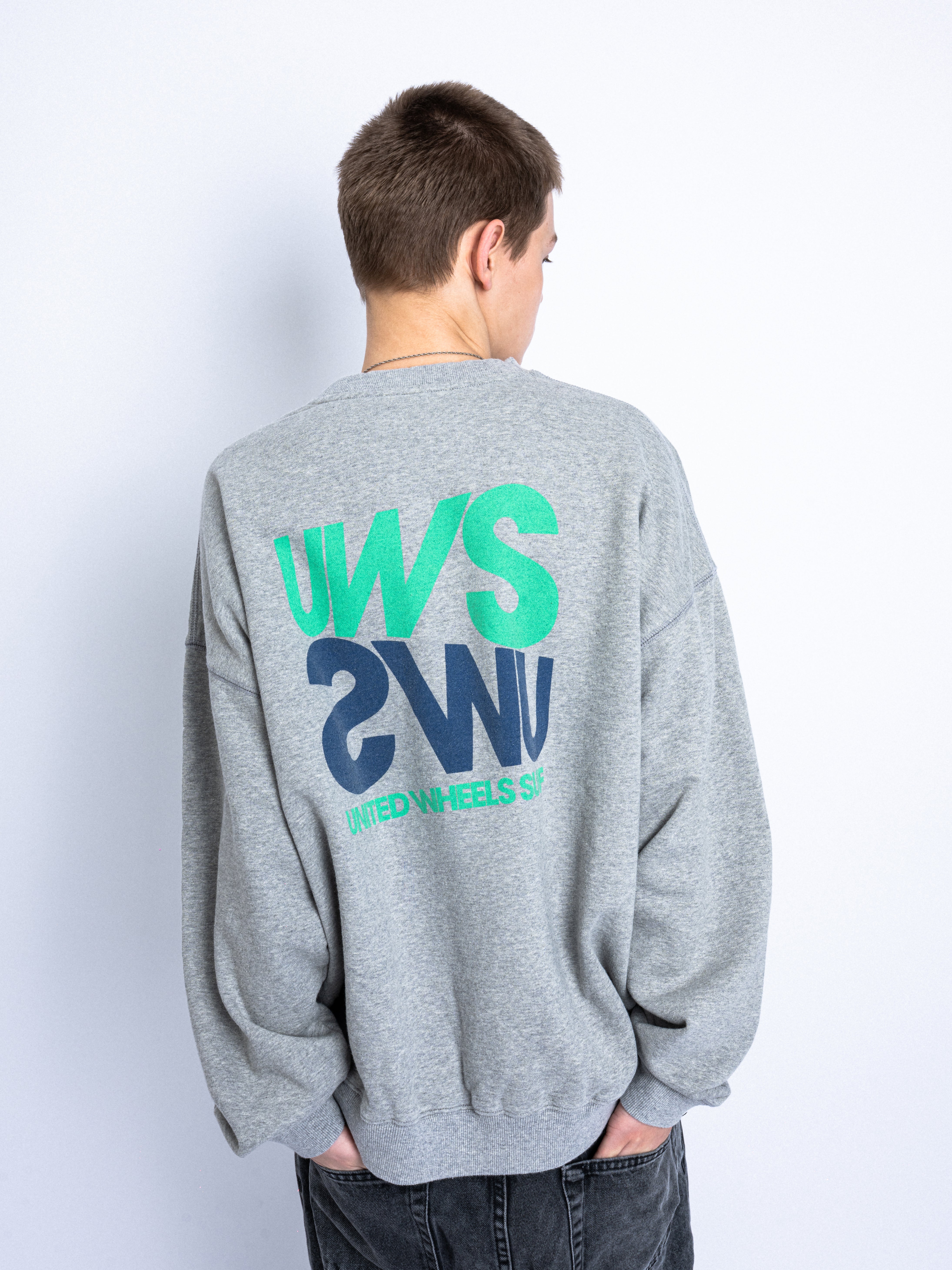 TWO-TONE LOGO SWEATSHIRT