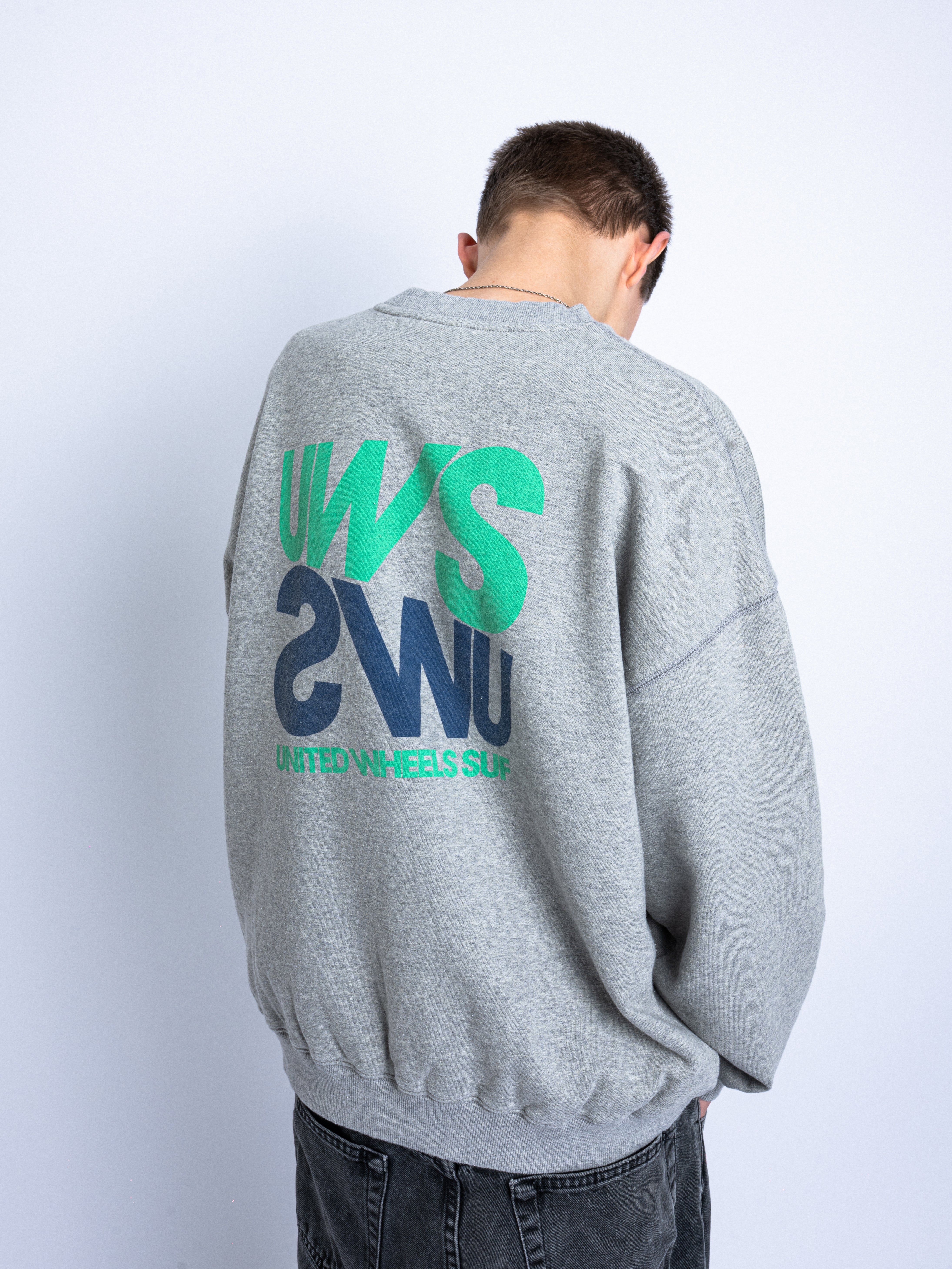 TWO-TONE LOGO SWEATSHIRT
